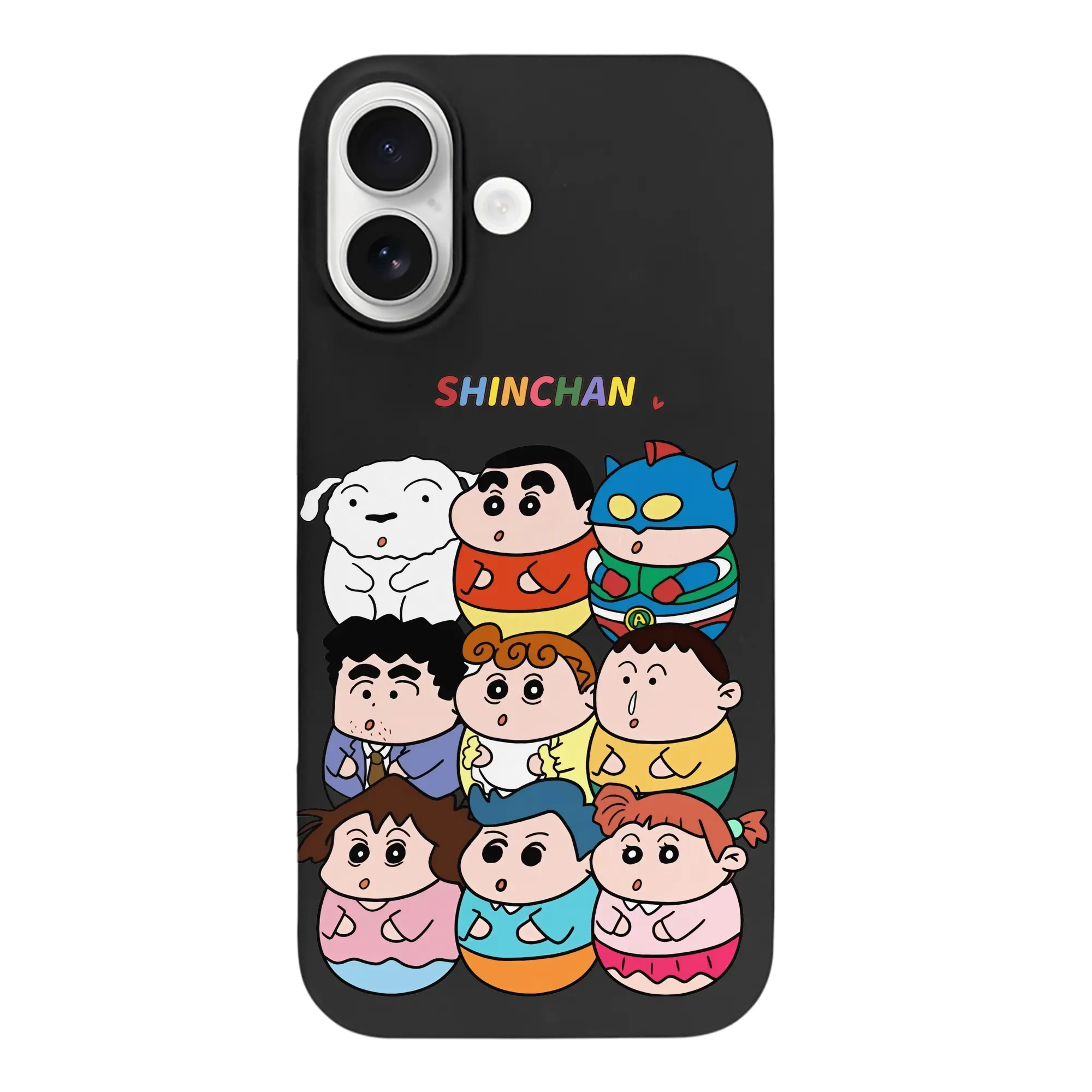 クレヨンしんちゃん グッズ 野原 しんのすけ - iPhone 17 シリーズ シリコンケース 薄型 耐衝撃 指紋防止 ソフトタッチカバー 精密フィット 傷防止 保護ケース iPhone 17/17 Air/17 Pro/17 Pro Max 対応